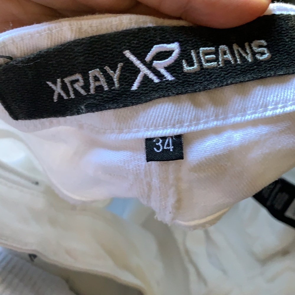 White jean shorts - Picture 3 of 3